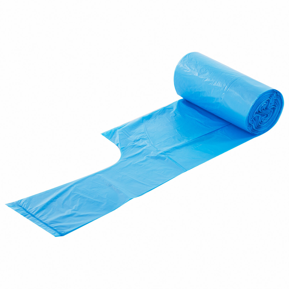Мешки для мусора с ручками LAIMA ULTRA 35 л, синие 30 шт., прочные, ПНД 9 мкм, 50×54 см, 4 упаковки.