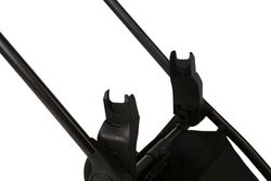 Детская коляска Adamex Spark 2 в 1 7-CARBON-VELVET - ЧЁРНЫЙ-ЧЁРНАЯ РАМА