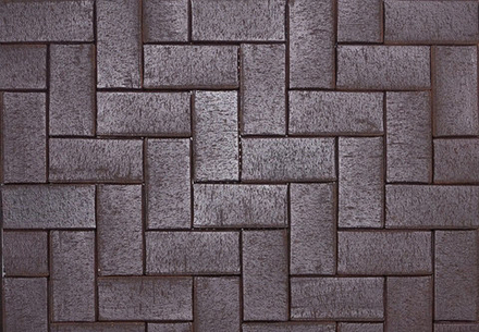 Feldhaus Klinker - P609DF, Umbra ferrum, антрацитовый с фиолетовым нагаром, с оттенками, 240x118x52 - Клинкерная тротуарная брусчатка