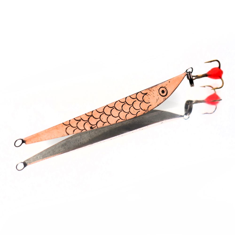 Зимняя блесна Маропедка классика (чеканка), 45мм тройник