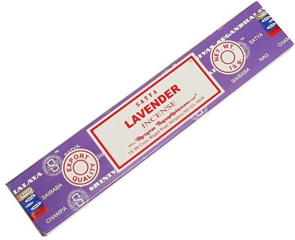 Благовония Satya Лаванда - Lavender, 15 гр