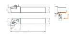 Державка MWLNR1616H08 Deskar