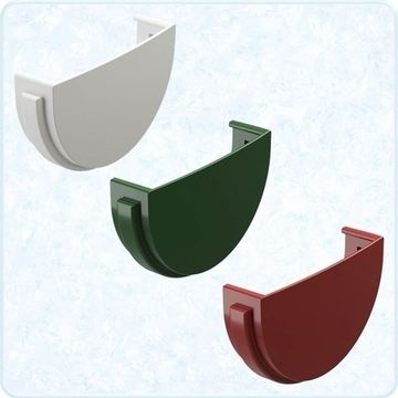 Заглушка воронки ПВХ водосток  DOCKE