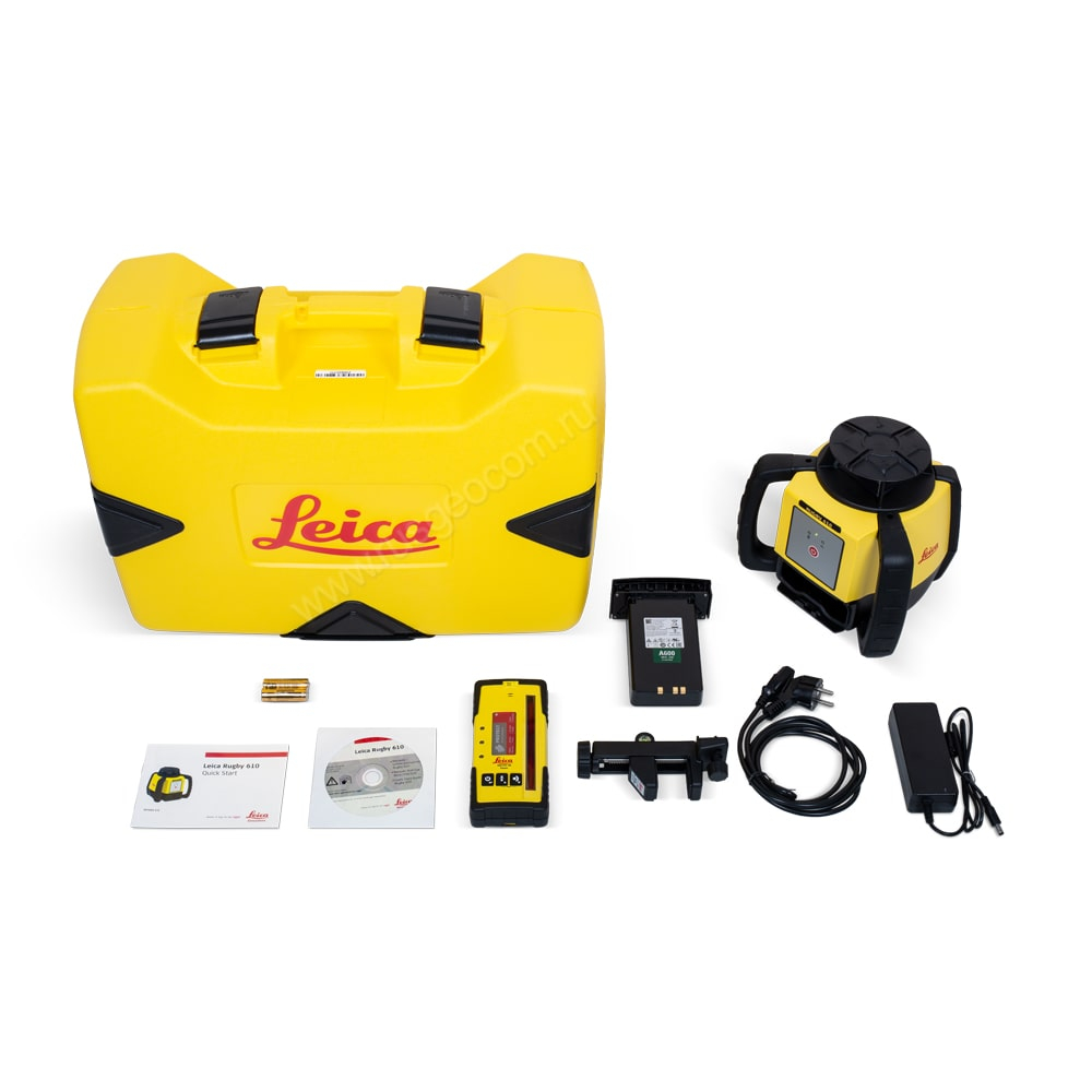 Комплект лазерного нивелира Leica Rugby 610