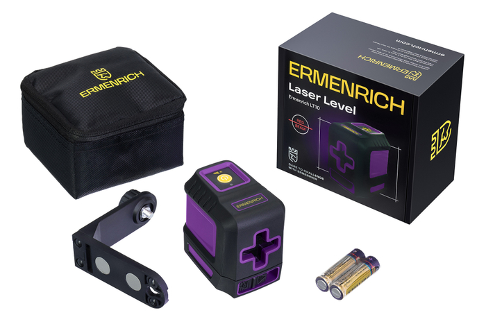 Лазерный уровень Ermenrich LT10, фиолетовый