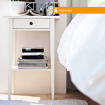 Тумба прикроватная КАНТРИ, цвет белый лак