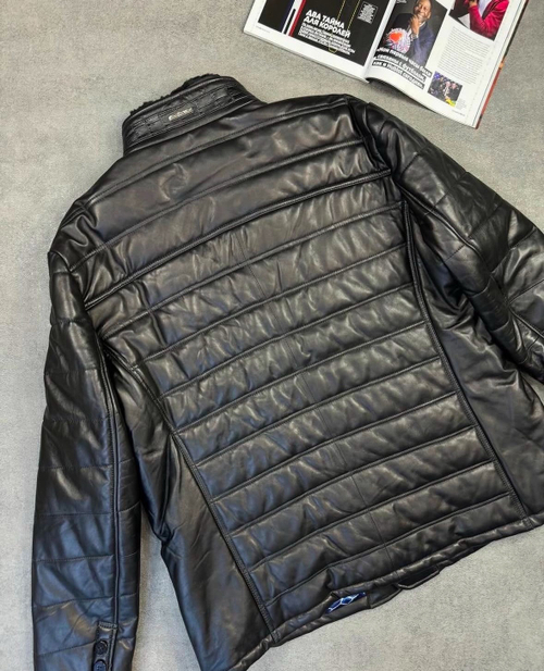 Куртка Stefano Ricci  со вставками из кожи крокодила