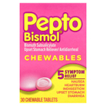 Pepto Bismol, Pepto Bismol®, жевательные таблетки, 30 жевательных таблеток