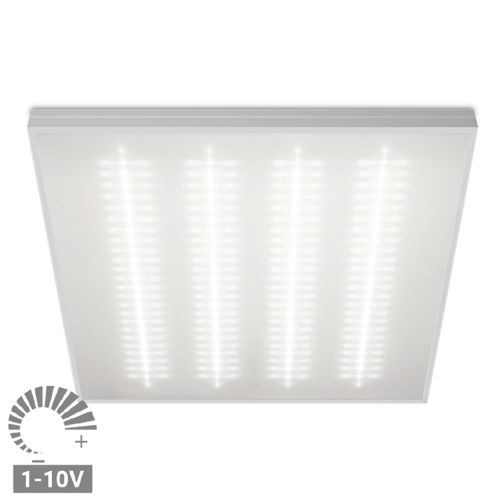 Светильник ЧИСТЫЙ ОФИС GL ДВО03-015 36Вт 4000К IP54 Матовый 1-10V 4320лм 595х595х48мм WOLTA PRO