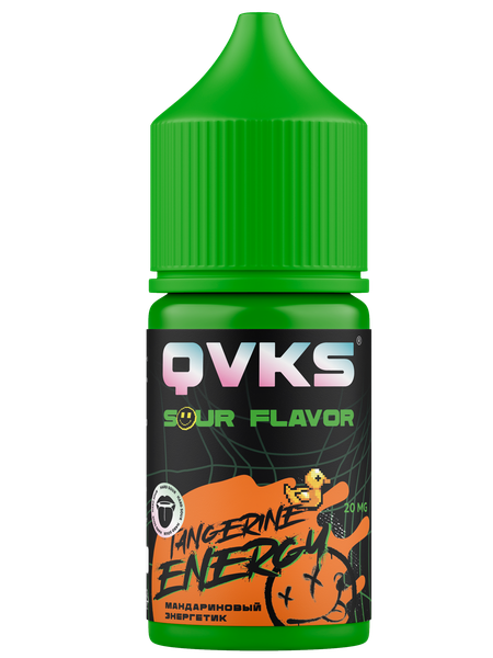 Купить Ароматизатор QVKS Sour 13мл - Энергетик Мандариновый