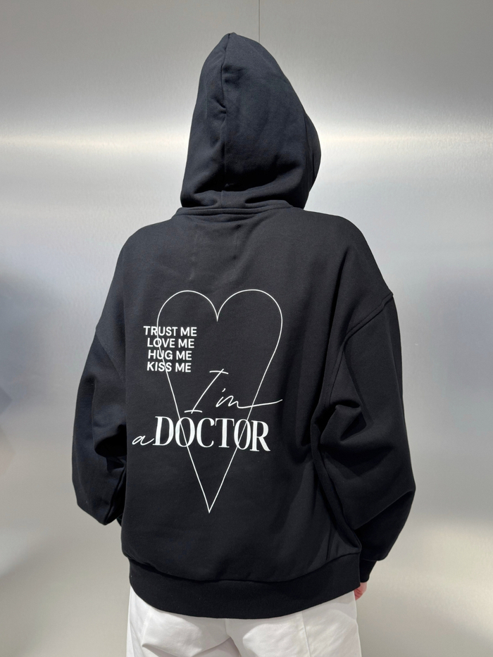 Худи унисекс Неббиа с любовью, черный