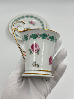 Кофейная пара с розами Richard Ginori