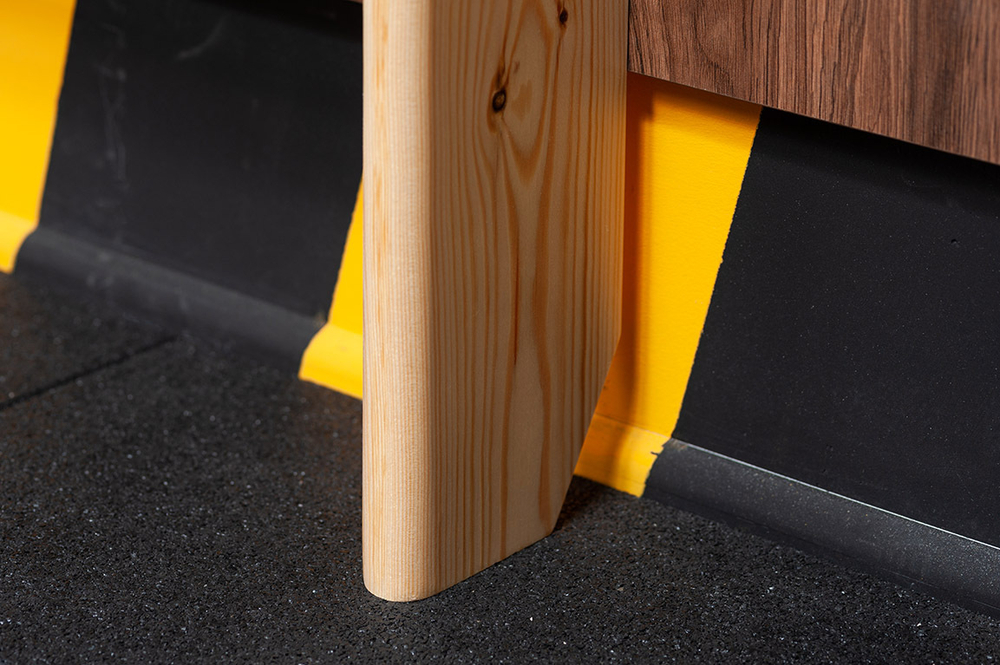 Деревянная шведская стенка (стойка - сосна, поручень 800 мм - береза)