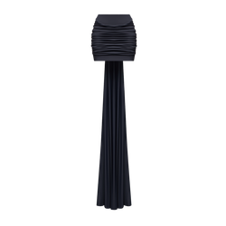 Комплект: боди, лиф, юбка со съемным шлейфом из бифлекса