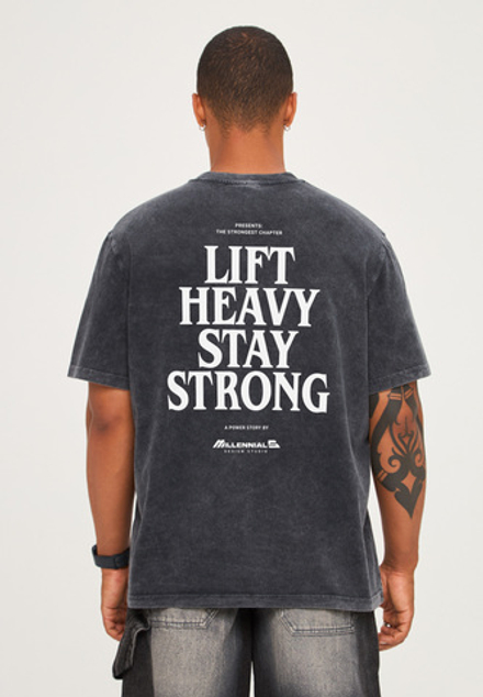 Футболка LIFT HEAVY Серая