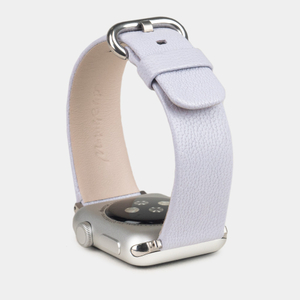 Ремешок для Apple Watch 44/45/46 mm из кожи козы, сиреневого цвета