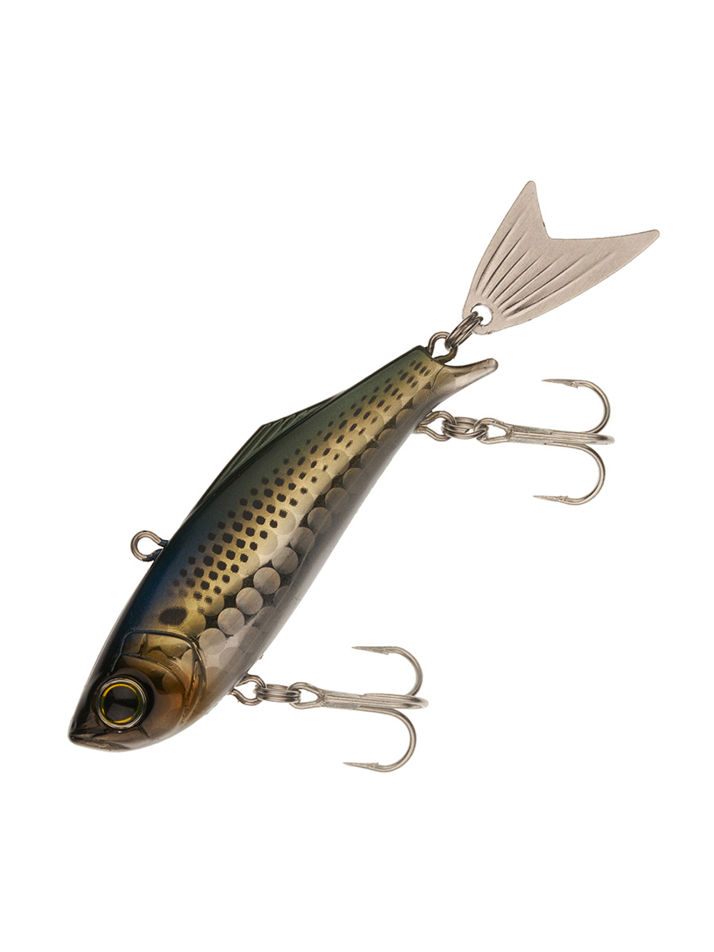 Воблер для рыбалки Duel Hardcore Fintail Vibe 55F1185-HGR, 55 мм, 10,5 г, тонущий, виб