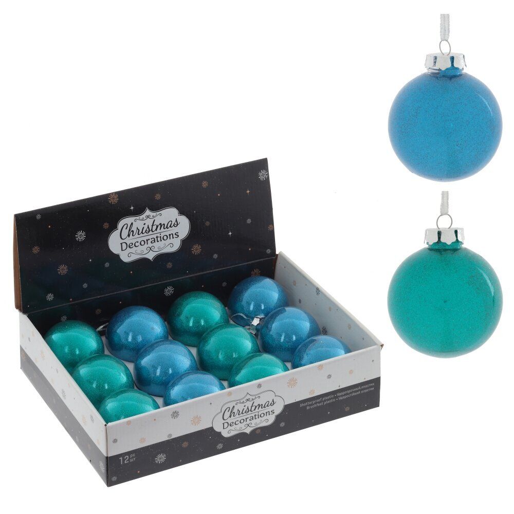 GAEM Набор из 12шт Украшение новогоднее "Шар", D 10 см, L44 W34 H10,5 см