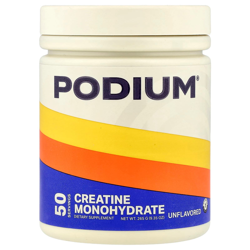 Podium Nutrition, моногидрат креатина, без добавок, 265 г (9,35 унции)