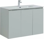 Тумба с раковиной Aquanet Алвита New 277532 100 серый