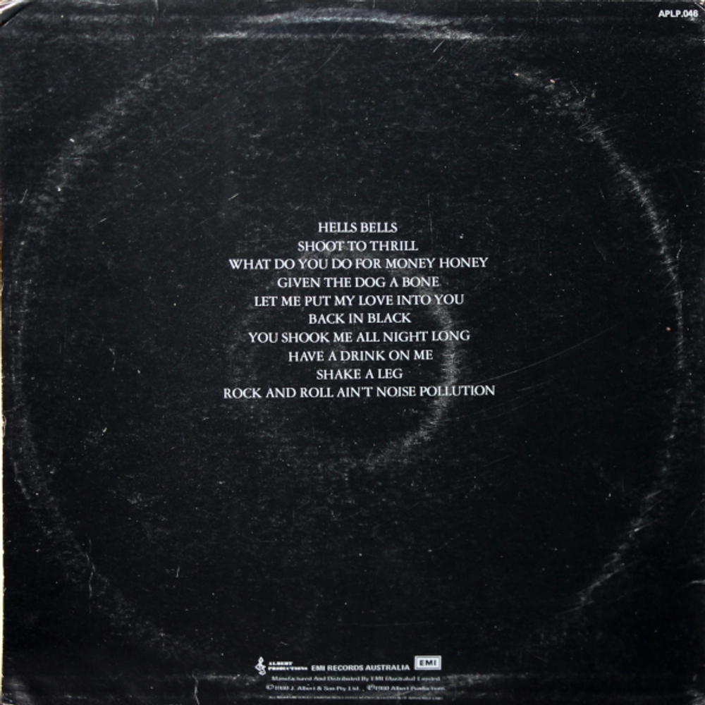 AC/DC / Back In Black (LP)