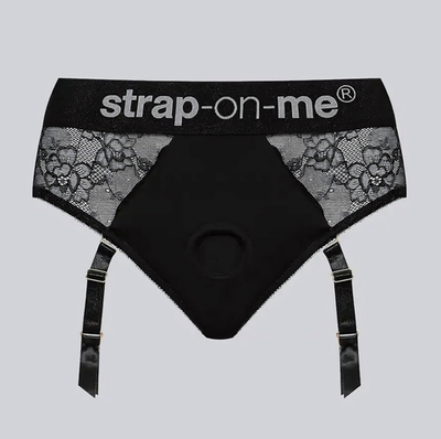 Трусики для фиксации насадок Strap-on-me Harness Lingerie Diva XS (Размер: XS) (Цвет: черный)