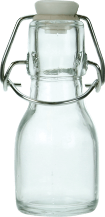 GLASS - Бутылка с клипсой 75 мл стекло