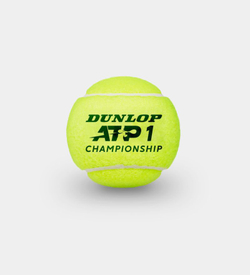 Мяч теннисный Dunlop ATP Championship 3B, 601332, уп.3ш, одобр. ITF, нат.резина,фетр.