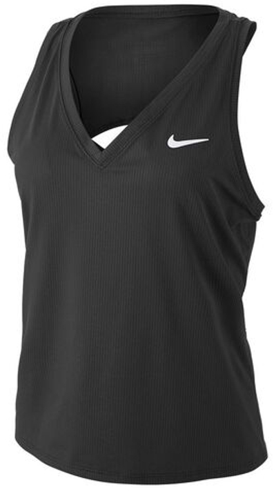 Женский топ теннисный Nike Court Dri-Fit Victory Tank W - black/white