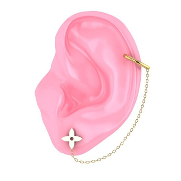 Серьга Золото