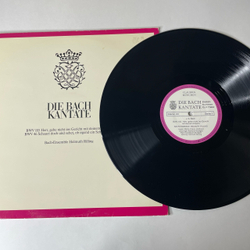 Винтажная виниловая пластинка LP Johann Sebastian Bach Бах, Bach Ensemble, Helmuth Rilling Die Bachkante BWV 105 (Германия 1976)