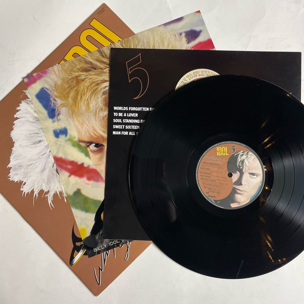 Винтажная виниловая пластинка LP Billy Idol Whiplash Smile (Japan 1986) (No Obi)