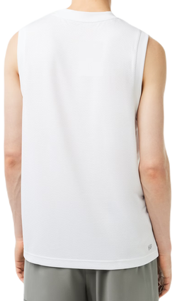 Мужская теннисная футболка Lacoste SPORT Tank Top - white
