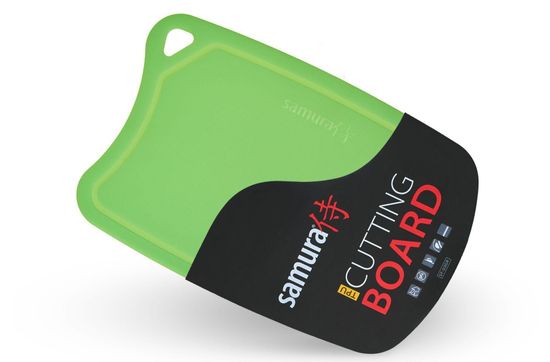 Доска Samura термопластиковая, 380х250х2 мм (зеленая) SF-02GR