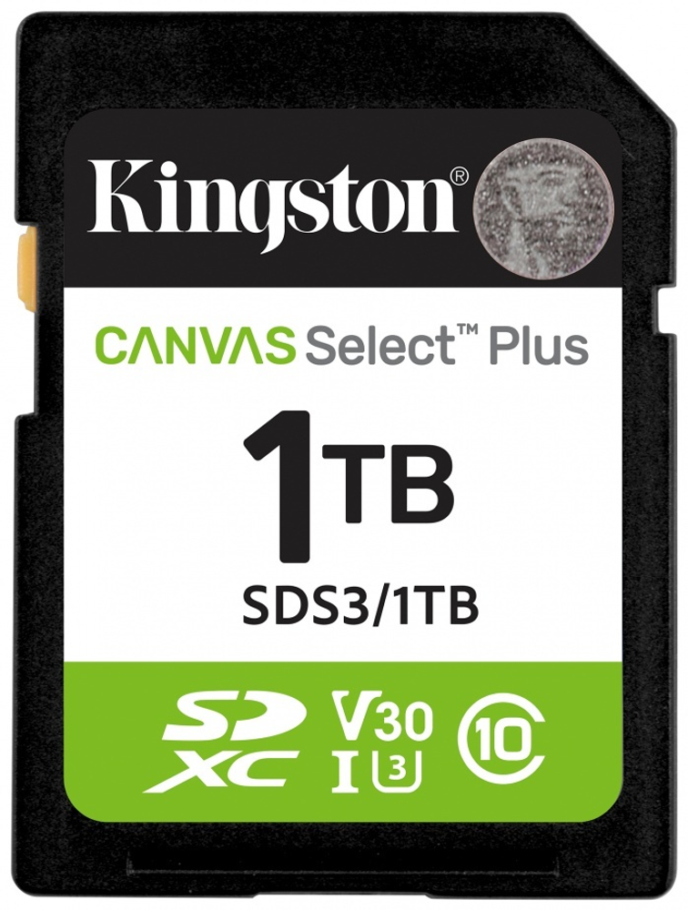 Карта памяти Kingston Secure Digital XC SDS3/1TB 1024 Гб Карта памяти Kingston Secure Digital XC SDS3/1TB 1024 Гб