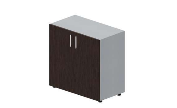 Шкаф 80х44х80см для документов (2 двери, 1 полка, ручки - хром)