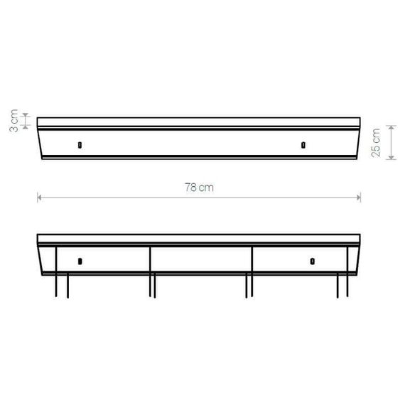 Основание для светильника Nowodvorski Cameleon Canopy C 780 8556