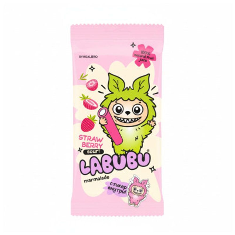 LABUBA MINIBOX кусочки карандаш ягодный микс кислый 200гр