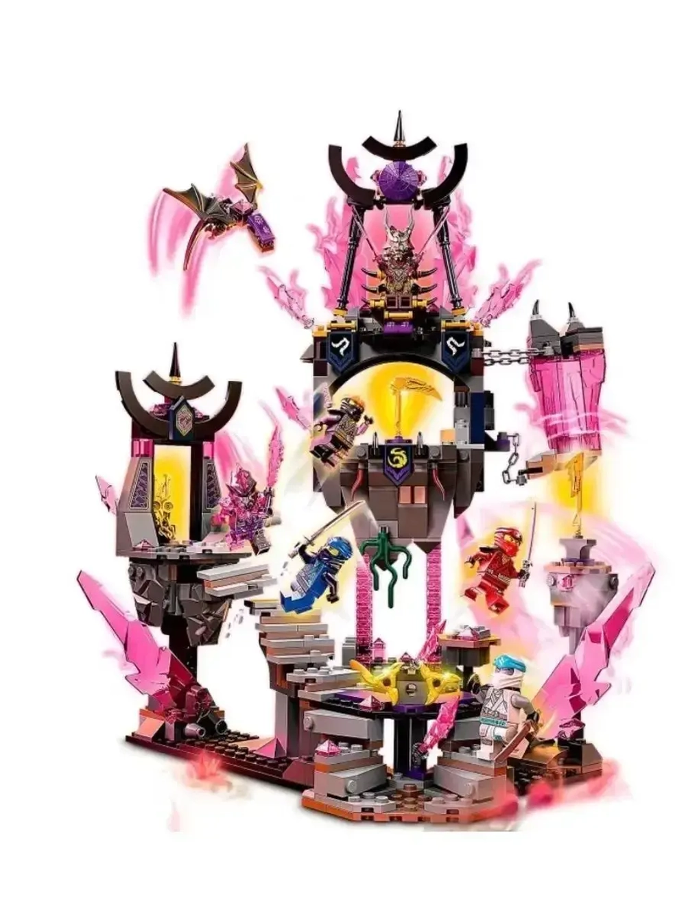 Конструктор Ниндзя Храм Кристального Короля 703 детали 7011