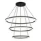 SL1018.403.03 Светильник подвесной ST-Luce черный/прозрачный LED 1*130W 4000K EUCLIDICS