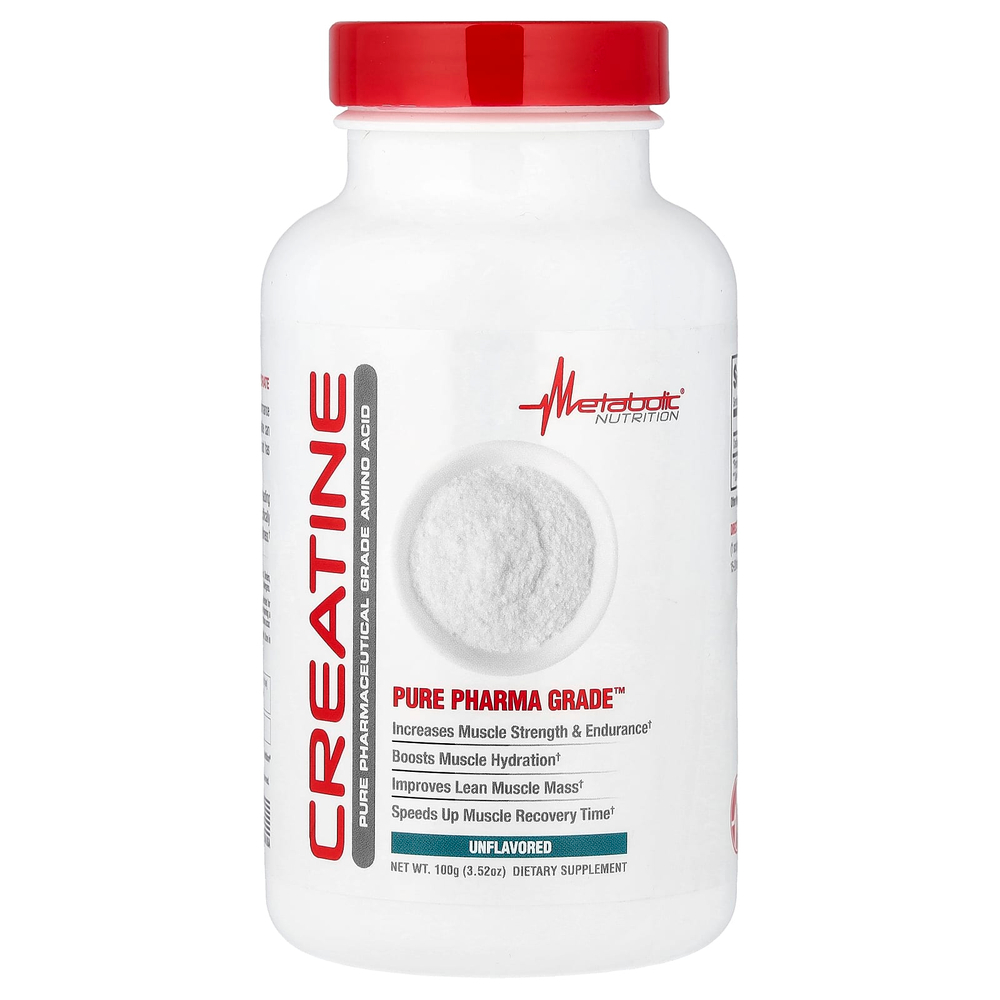 Metabolic Nutrition, Креатин, без добавок, 100 г (3,52 унции)