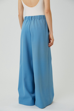 Кюлоты из голубой шерсти