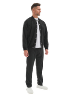 Бомбер медицинский мужской Тезис TZ690, на кнопках с эластичным поясом, белый, 54