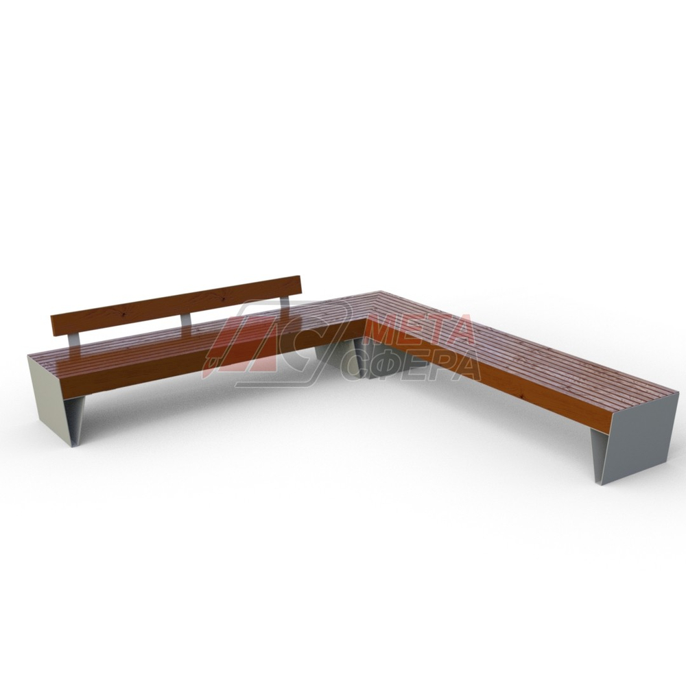 Скамейка Терон угловая