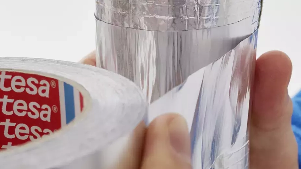 Алюминиевая клейкая лента Folsen® 074254, 70мкм, 150°С, без лайнера