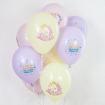 Воздушные шары Sempertex с рисунком С Днем Рождения Маленькая принцесса, 25 шт. размер 12" #383347