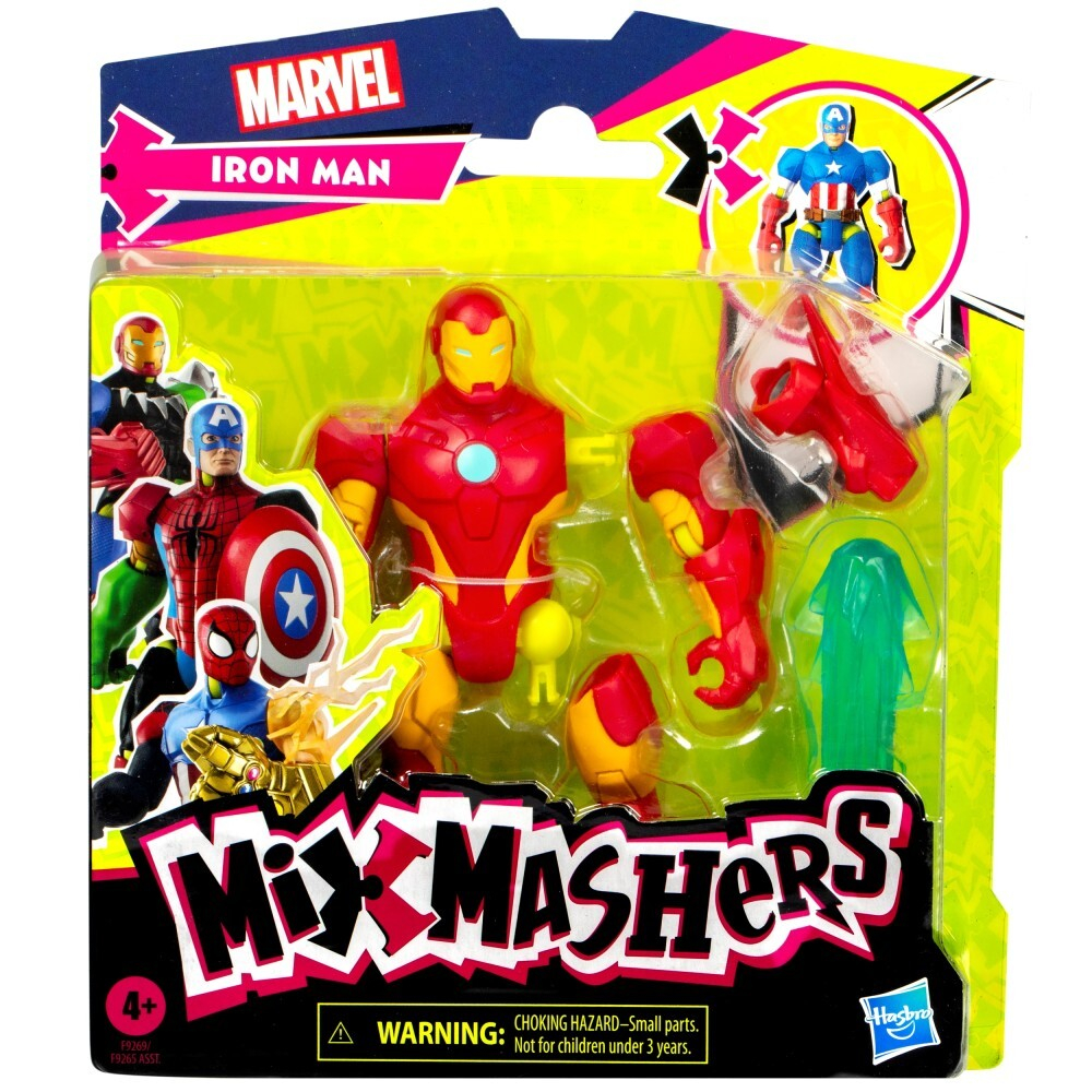 Hasbro Marvel MixMashers - Железный человек 12 см фигурка Мстители F9269