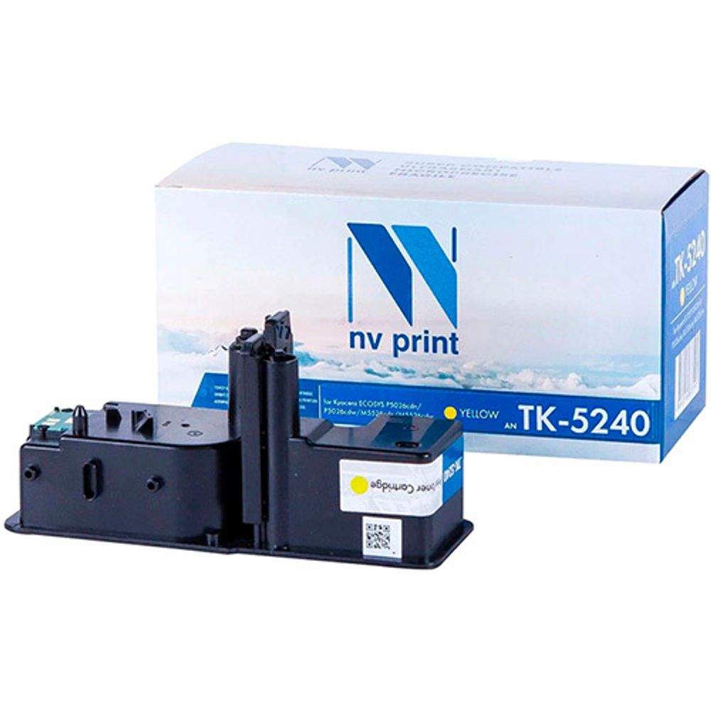 Тонер-картридж NVP NV-TK-5240 Yellow для Kyocera Ecosys P5026cdn/P5026cdw/M5526cdn/M5526cdw (3000k)