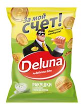 Кукурузные снеки Deluna Сметана и лук 85 г