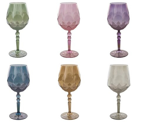 Набор бокалов для вина 6шт 23см Cre Art Alkimia